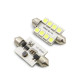 1.5 Watts - 10-30 Volts - C5W - Festoon Led Bulb - SV8.5 - White - D19.5*42mm - SJ5050-8B-W - AZLED
